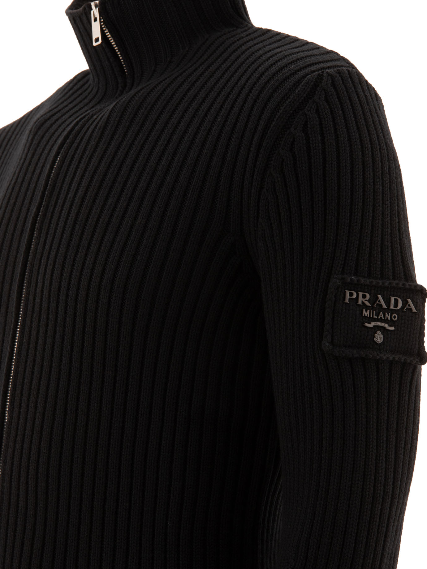 PRADA Black   Wool cardigan